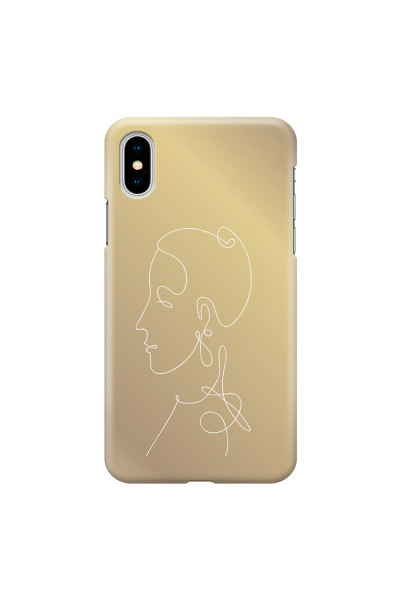 APPLE - iPhone X - 3D Snap Case - Golden Lady