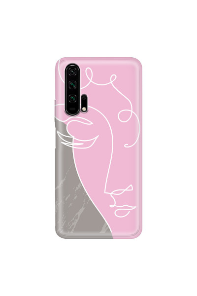 HONOR - Honor 20 Pro - Soft Clear Case - Miss Pink