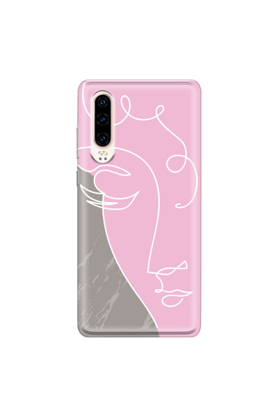 HUAWEI - P30 - Soft Clear Case - Miss Pink