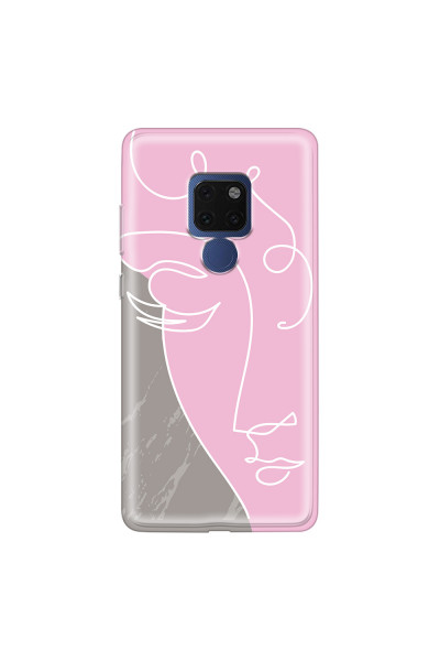 HUAWEI - Mate 20 - Soft Clear Case - Miss Pink