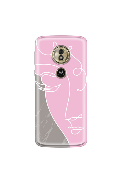 MOTOROLA by LENOVO - Moto G6 Play - Soft Clear Case - Miss Pink