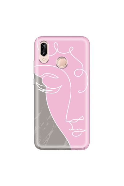HUAWEI - P20 Lite - Soft Clear Case - Miss Pink
