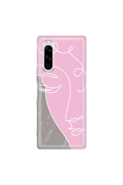 SONY - Sony Xperia 5 - Soft Clear Case - Miss Pink
