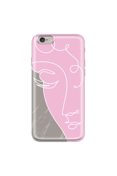 APPLE - iPhone 6S Plus - Soft Clear Case - Miss Pink