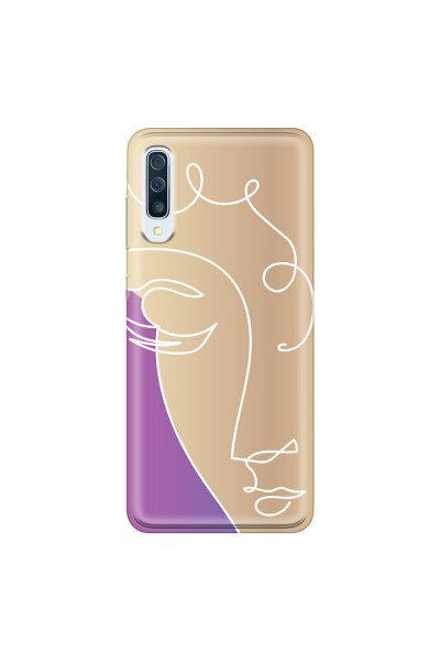 SAMSUNG - Galaxy A70 - Soft Clear Case - Miss Rose Gold