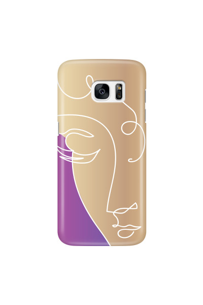 SAMSUNG - Galaxy S7 Edge - 3D Snap Case - Miss Rose Gold