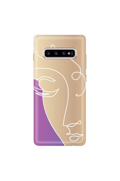 SAMSUNG - Galaxy S10 - Soft Clear Case - Miss Rose Gold