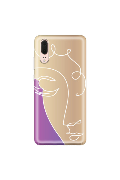 HUAWEI - P20 - Soft Clear Case - Miss Rose Gold