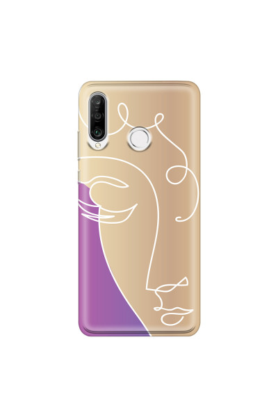 HUAWEI - P30 Lite - Soft Clear Case - Miss Rose Gold