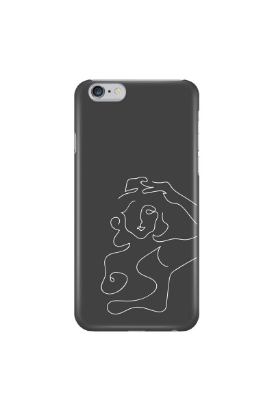 APPLE - iPhone 6S Plus - 3D Snap Case - Grey Silhouette