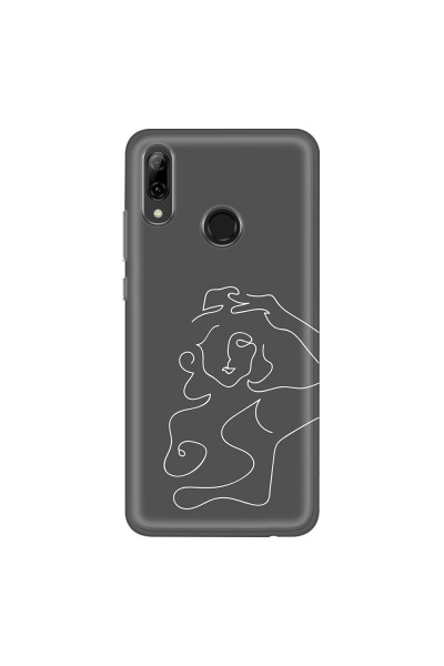 HUAWEI - P Smart 2019 - Soft Clear Case - Grey Silhouette
