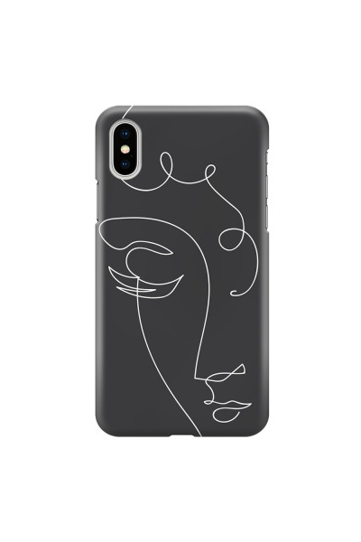 APPLE - iPhone XS - 3D Snap Case - Light Portrait in Picasso Style