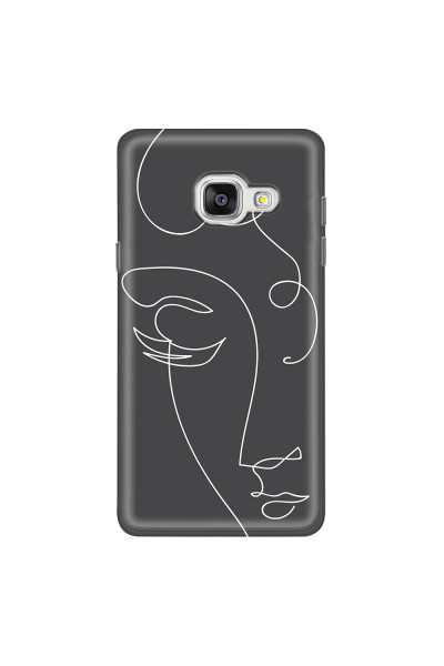 SAMSUNG - Galaxy A5 2017 - Soft Clear Case - Light Portrait in Picasso Style