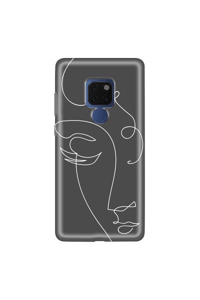 HUAWEI - Mate 20 - Soft Clear Case - Light Portrait in Picasso Style
