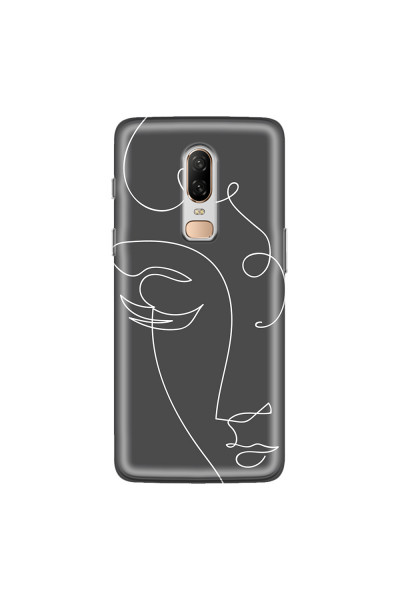 ONEPLUS - OnePlus 6 - Soft Clear Case - Light Portrait in Picasso Style
