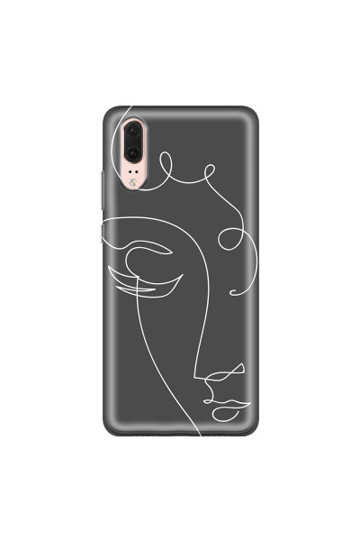 HUAWEI - P20 - Soft Clear Case - Light Portrait in Picasso Style