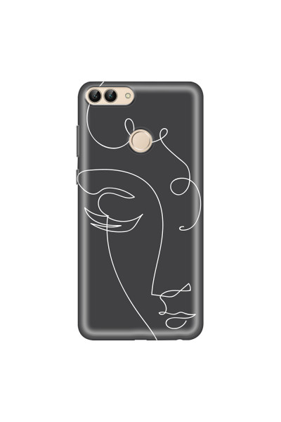 HUAWEI - P Smart 2018 - Soft Clear Case - Light Portrait in Picasso Style