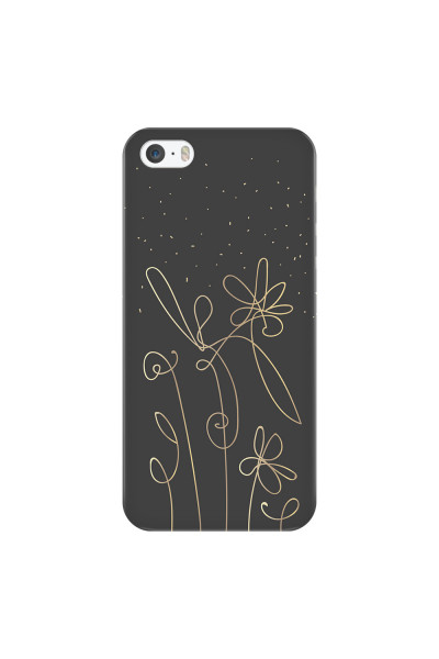 APPLE - iPhone 5S/SE - 3D Snap Case - Midnight Flowers