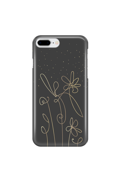 APPLE - iPhone 7 Plus - 3D Snap Case - Midnight Flowers