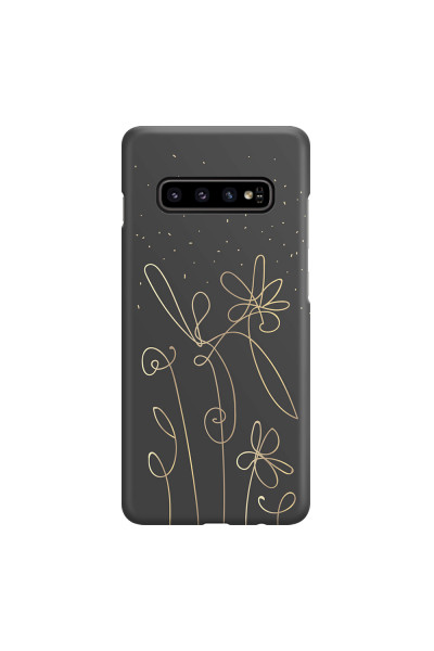 SAMSUNG - Galaxy S10 - 3D Snap Case - Midnight Flowers