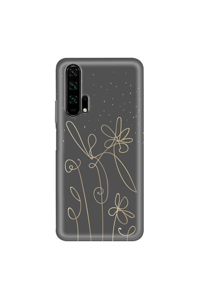 HONOR - Honor 20 Pro - Soft Clear Case - Midnight Flowers