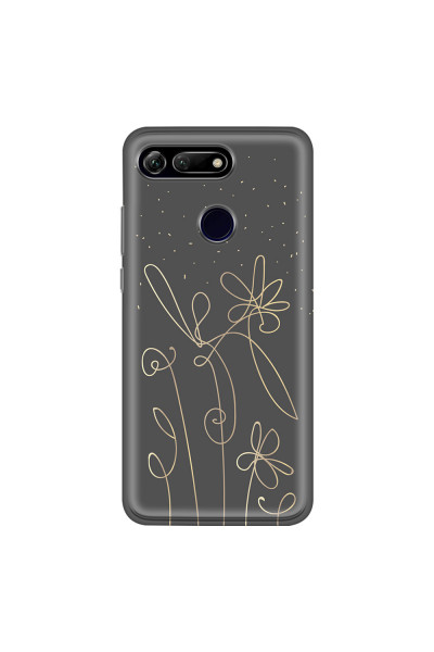 HONOR - Honor View 20 - Soft Clear Case - Midnight Flowers