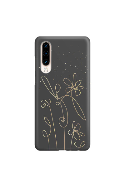 HUAWEI - P30 - 3D Snap Case - Midnight Flowers