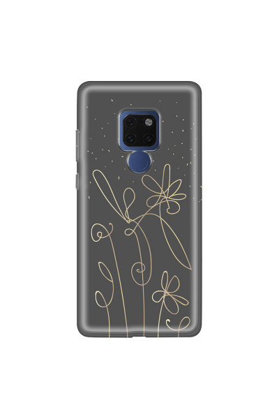 HUAWEI - Mate 20 - Soft Clear Case - Midnight Flowers
