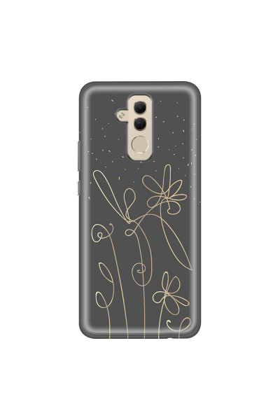 HUAWEI - Mate 20 Lite - Soft Clear Case - Midnight Flowers