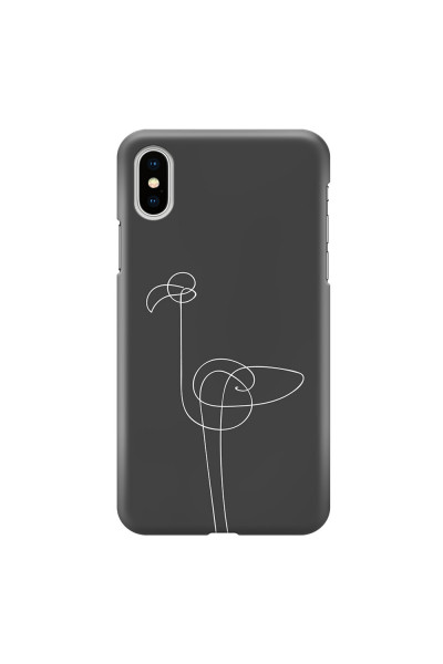 APPLE - iPhone XS Max - 3D Snap Case - Flamingo Drawing
