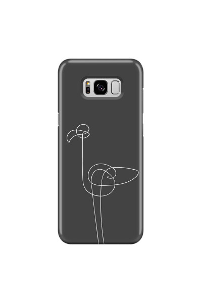 SAMSUNG - Galaxy S8 - 3D Snap Case - Flamingo Drawing
