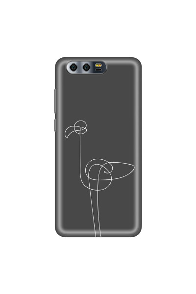 HONOR - Honor 9 - Soft Clear Case - Flamingo Drawing