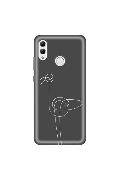 HONOR - Honor 10 Lite - Soft Clear Case - Flamingo Drawing