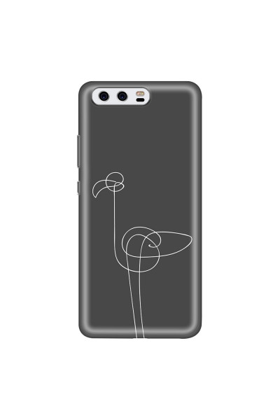 HUAWEI - P10 - Soft Clear Case - Flamingo Drawing