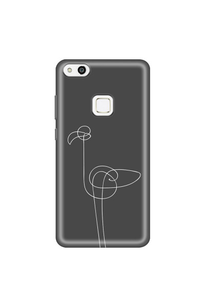 HUAWEI - P10 Lite - Soft Clear Case - Flamingo Drawing