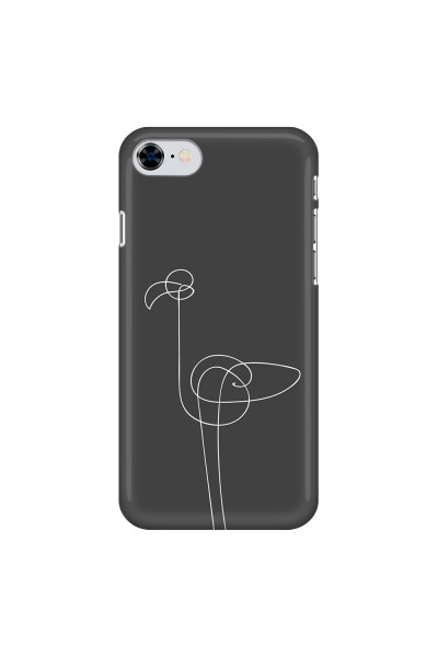 APPLE - iPhone 8 - 3D Snap Case - Flamingo Drawing