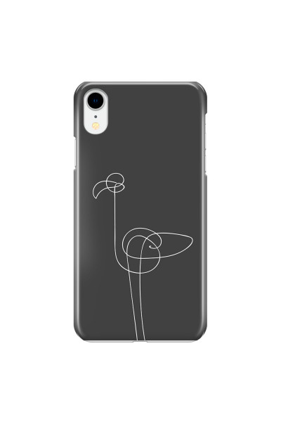 APPLE - iPhone XR - 3D Snap Case - Flamingo Drawing
