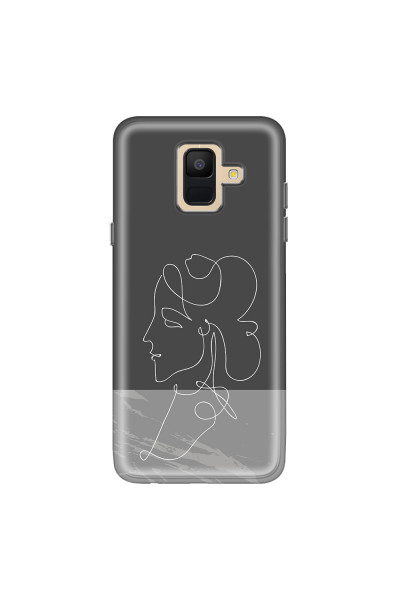 SAMSUNG - Galaxy A6 2018 - Soft Clear Case - Miss Marble