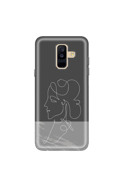 SAMSUNG - Galaxy A6 Plus 2018 - Soft Clear Case - Miss Marble
