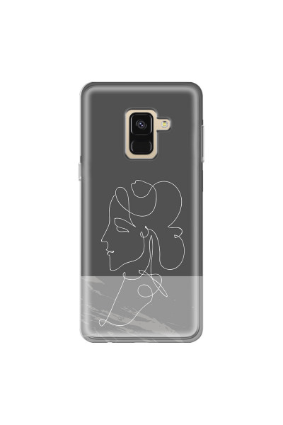 SAMSUNG - Galaxy A8 - Soft Clear Case - Miss Marble