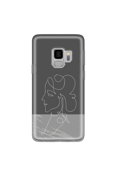 SAMSUNG - Galaxy S9 - Soft Clear Case - Miss Marble