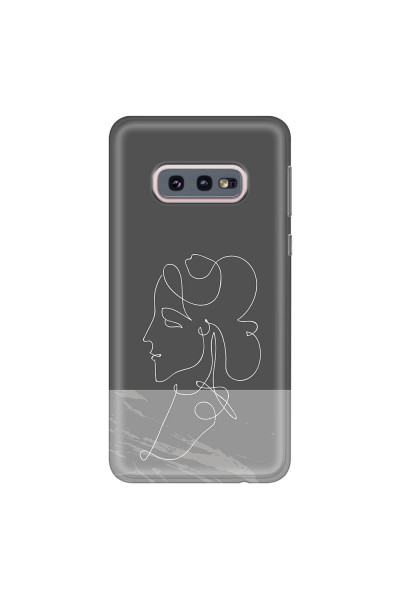 SAMSUNG - Galaxy S10e - Soft Clear Case - Miss Marble