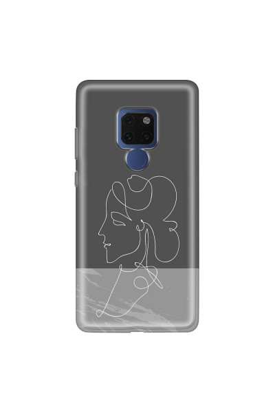 HUAWEI - Mate 20 - Soft Clear Case - Miss Marble