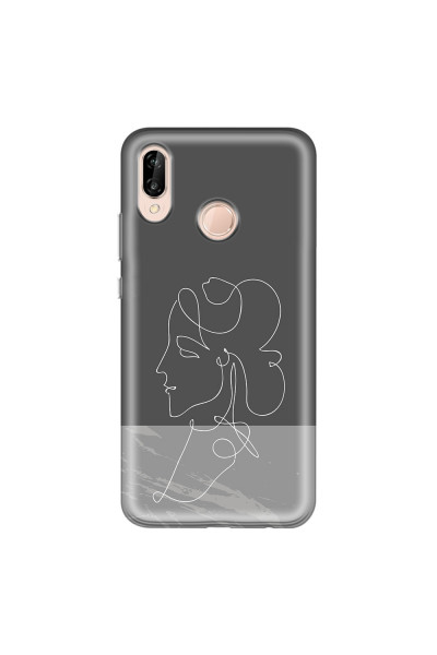 HUAWEI - P20 Lite - Soft Clear Case - Miss Marble