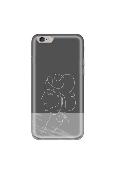 APPLE - iPhone 6S - Soft Clear Case - Miss Marble