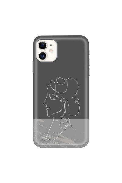APPLE - iPhone 11 - Soft Clear Case - Miss Marble