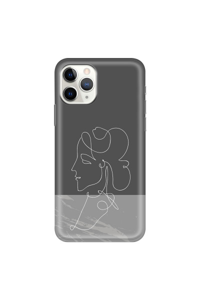 APPLE - iPhone 11 Pro - Soft Clear Case - Miss Marble