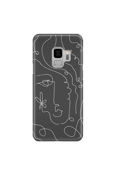 SAMSUNG - Galaxy S9 - 3D Snap Case - Dark Silhouette