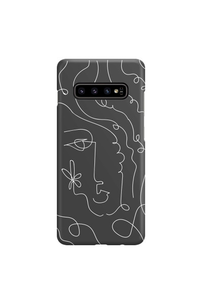 SAMSUNG - Galaxy S10 - 3D Snap Case - Dark Silhouette