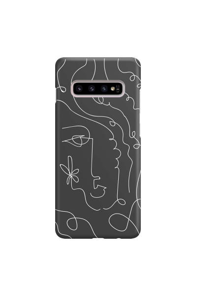 SAMSUNG - Galaxy S10 Plus - 3D Snap Case - Dark Silhouette
